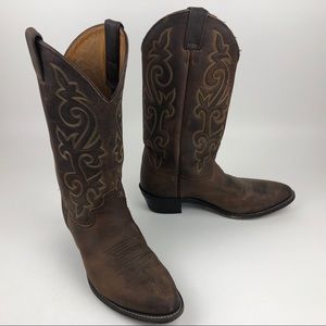 Justin Men’s Buck Bay Apache Cowboy Boot Size 9EE